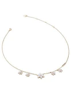 WHITE LOTUS Collana, motivo multi loto