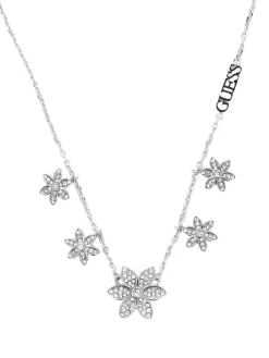 WHITE LOTUS Collana motivo multi loto