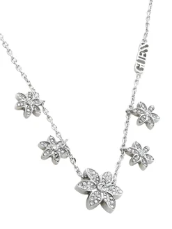 WHITE LOTUS Collana motivo multi loto