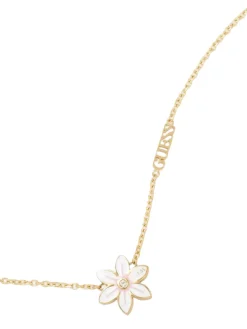 WHITE LOTUS Collana, motivo singolo loto