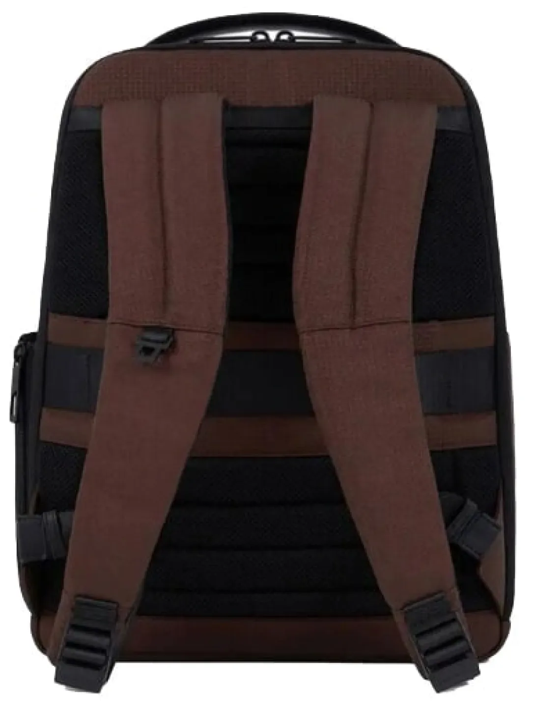 WOLLEM Zaino in pelle e tessuto, porta pc 14"