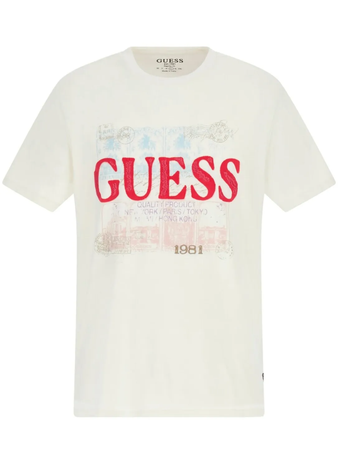 WORLD STAMPS T-shirt in cotone