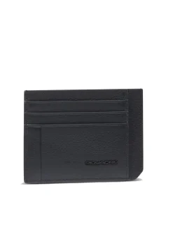 W137 Porta carte di credito piatto in pelle