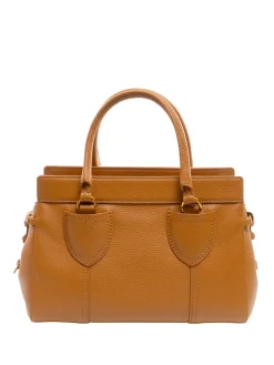 YORK Borsa a mano in pelle martellata