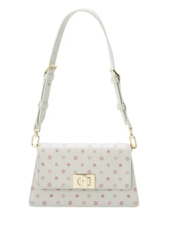 ZOE Borsa a spalla in pelle stampata